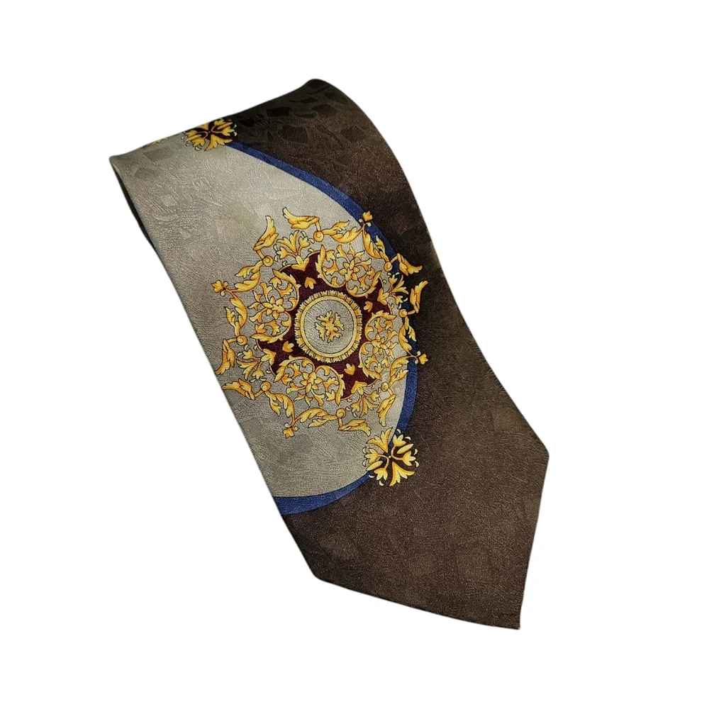 T.Edwards Mens Classic 100% Silk Designer Luxury Tie‎ 61in Long 4in Width